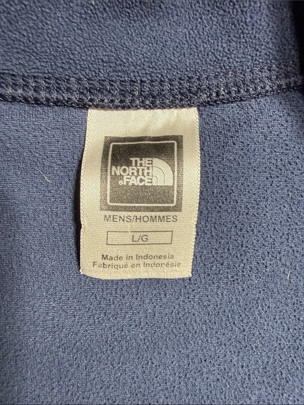 The North Face Navy Blue 1/4 Zip Fleece Pullover